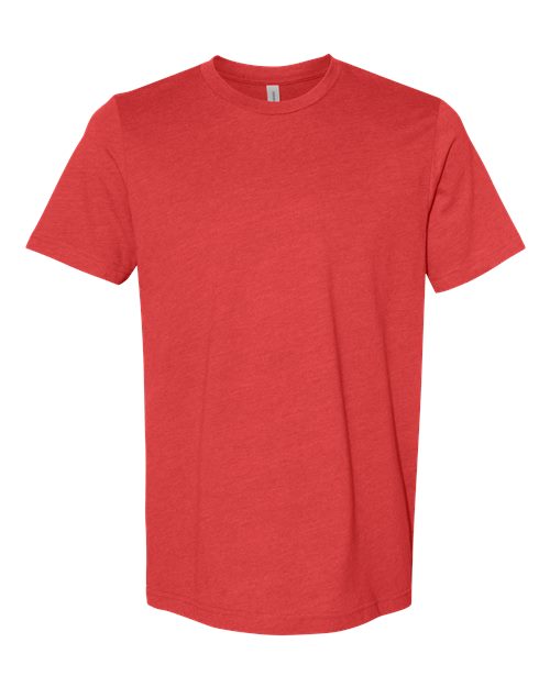 BELLA + CANVAS 3001CVC - CVC Jersey Tee in Heather Red