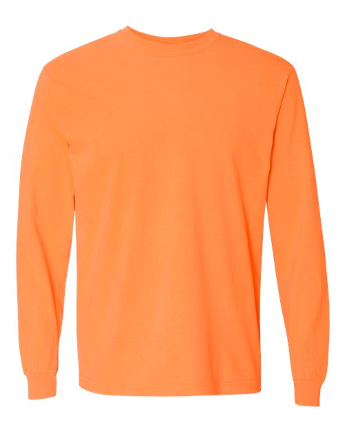 Comfort Colors 6014 - Unisex Garment-Dyed Heavyweight Long Sleeve T-Shirt in Melon