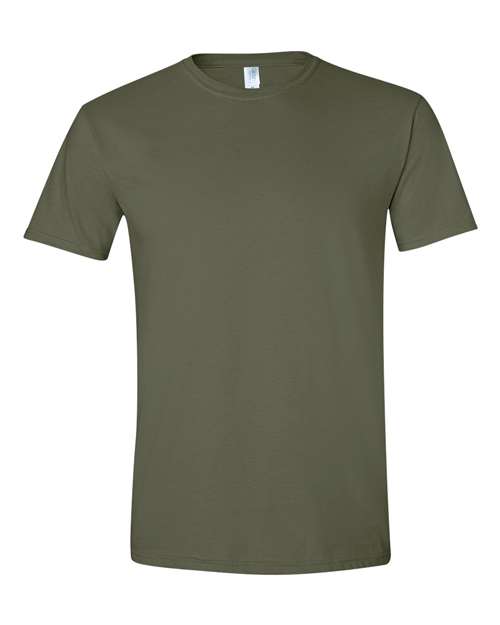 Gildan 64000 - Unisex Softstyle® T-Shirt in Military Green