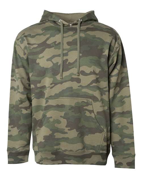 Independent Trading Co. SS4500 - Unisex Midweight Hooded Sweatshirt in Forest Camo