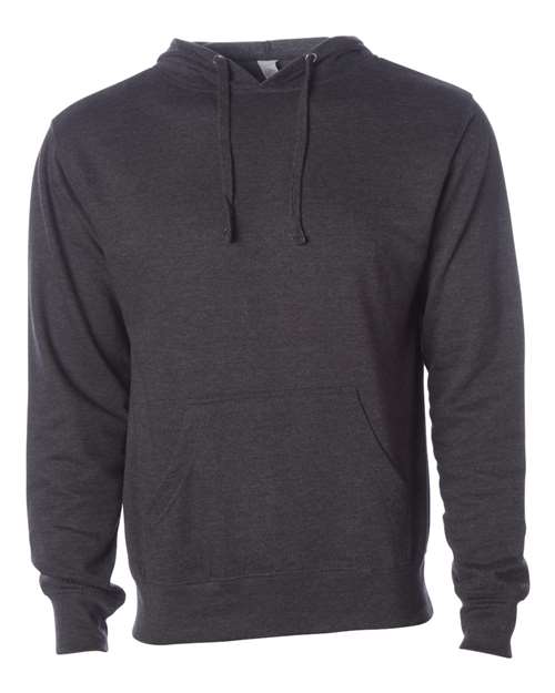 Independent Trading Co. SS4500 - Unisex Midweight Hooded Sweatshirt in Charcoal Heather