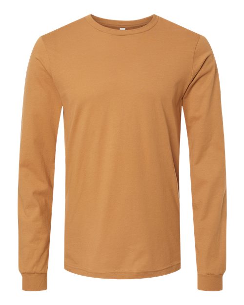 BELLA + CANVAS 3501 - Unisex Jersey Long Sleeve Tee in Toast