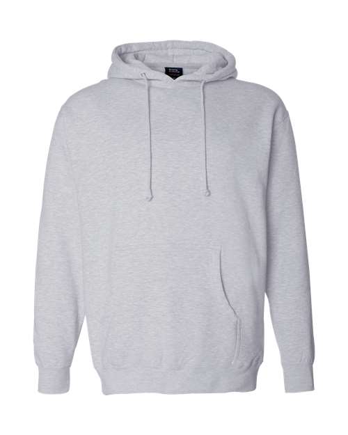 Independent Trading Co. IND4000 - Unisex Heavyweight Hooded Sweatshirt in Grey Heather
