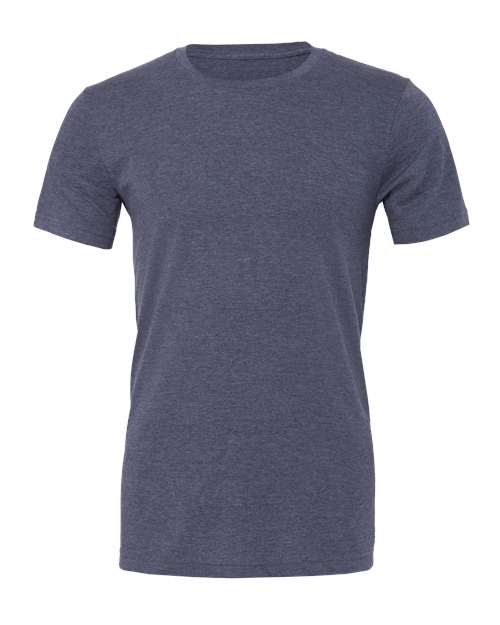BELLA + CANVAS 3001CVC - CVC Jersey Tee in Heather Navy