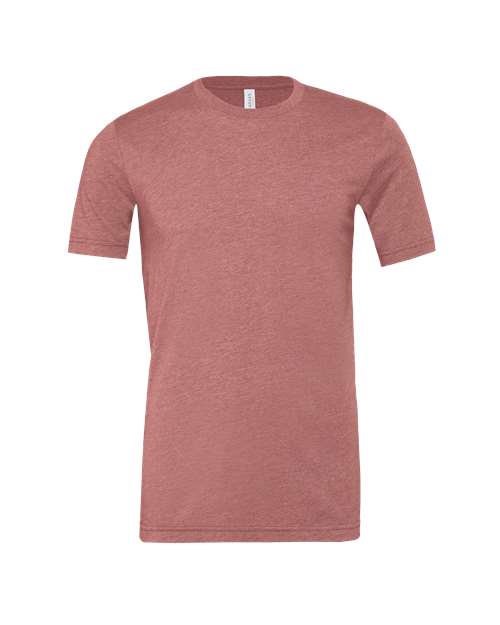 BELLA + CANVAS 3001CVC - CVC Jersey Tee in Heather Mauve