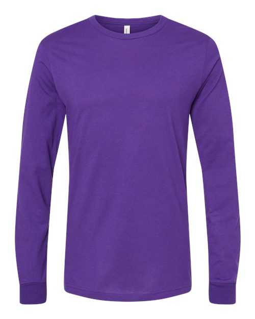 BELLA + CANVAS 3501 - Unisex Jersey Long Sleeve Tee in Team Purple