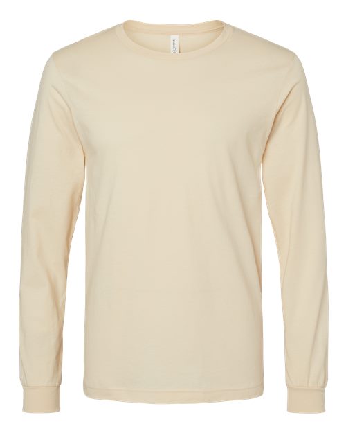 BELLA + CANVAS 3501 - Unisex Jersey Long Sleeve Tee in Soft Cream