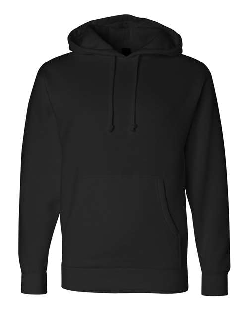 Independent Trading Co. IND4000 - Unisex Heavyweight Hooded Sweatshirt in Black