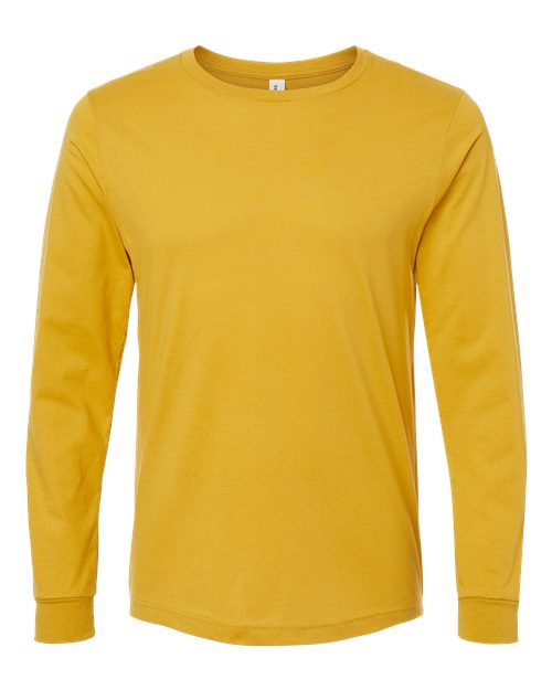 BELLA + CANVAS 3501 - Unisex Jersey Long Sleeve Tee in Mustard
