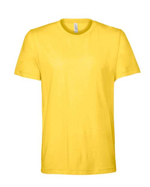 BELLA + CANVAS 3001CVC - CVC Jersey Tee in Heather Yellow