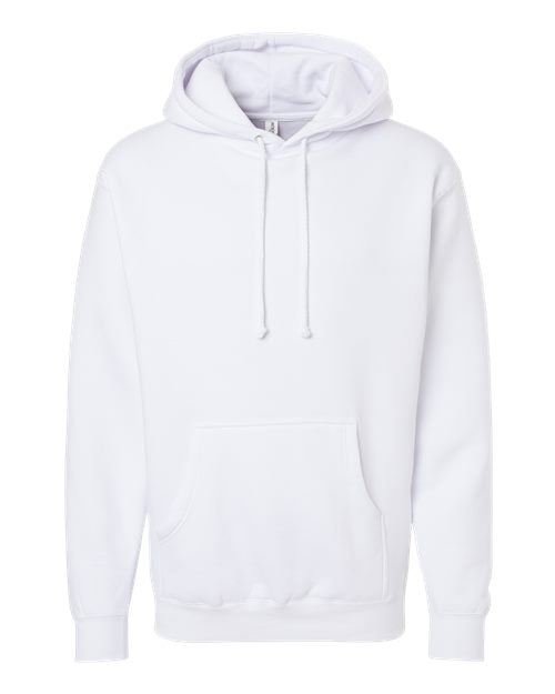 Independent Trading Co. IND4000 - Unisex Heavyweight Hooded Sweatshirt in White